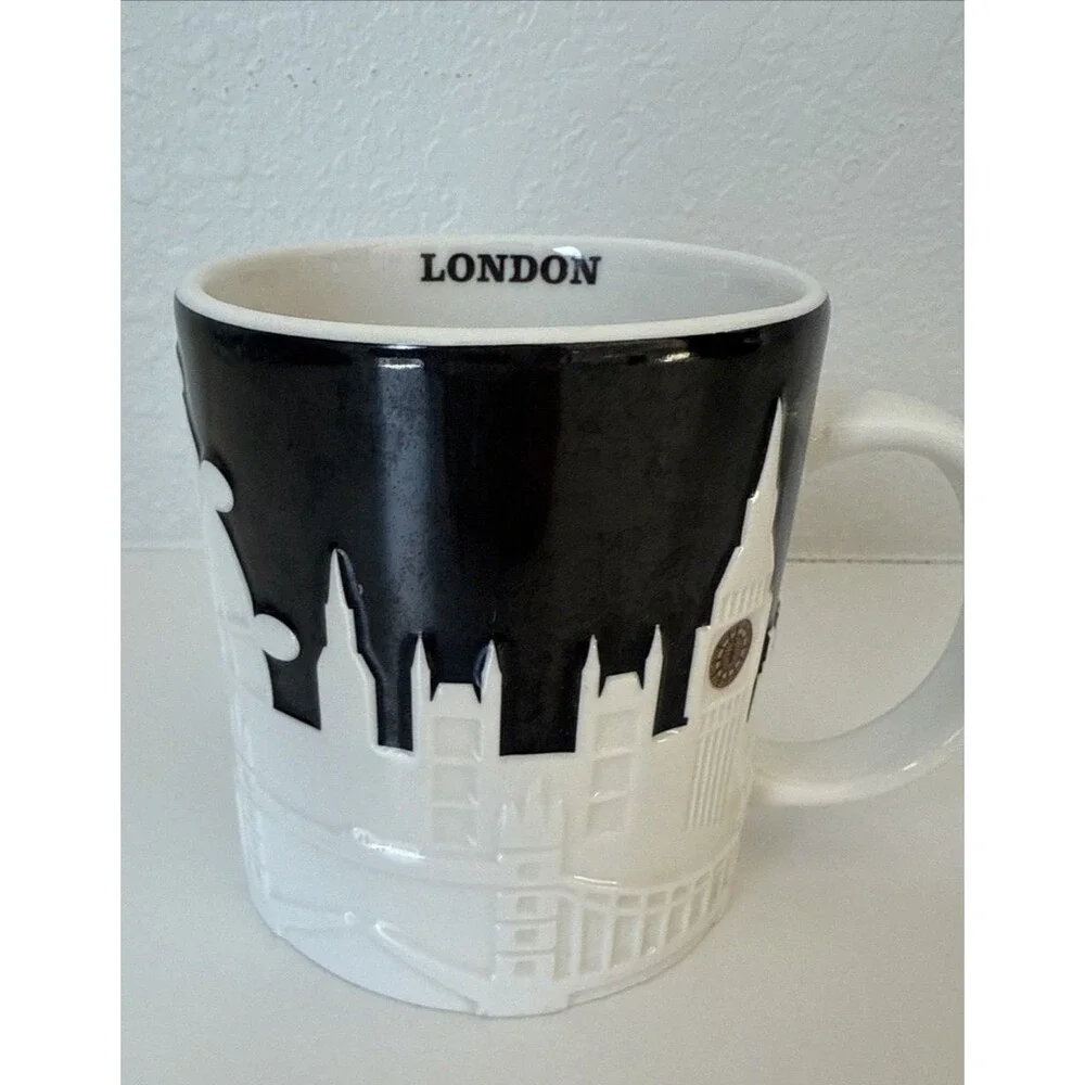 Starbucks Collector Series London Coffee Cup 16 fl oz/473 ml